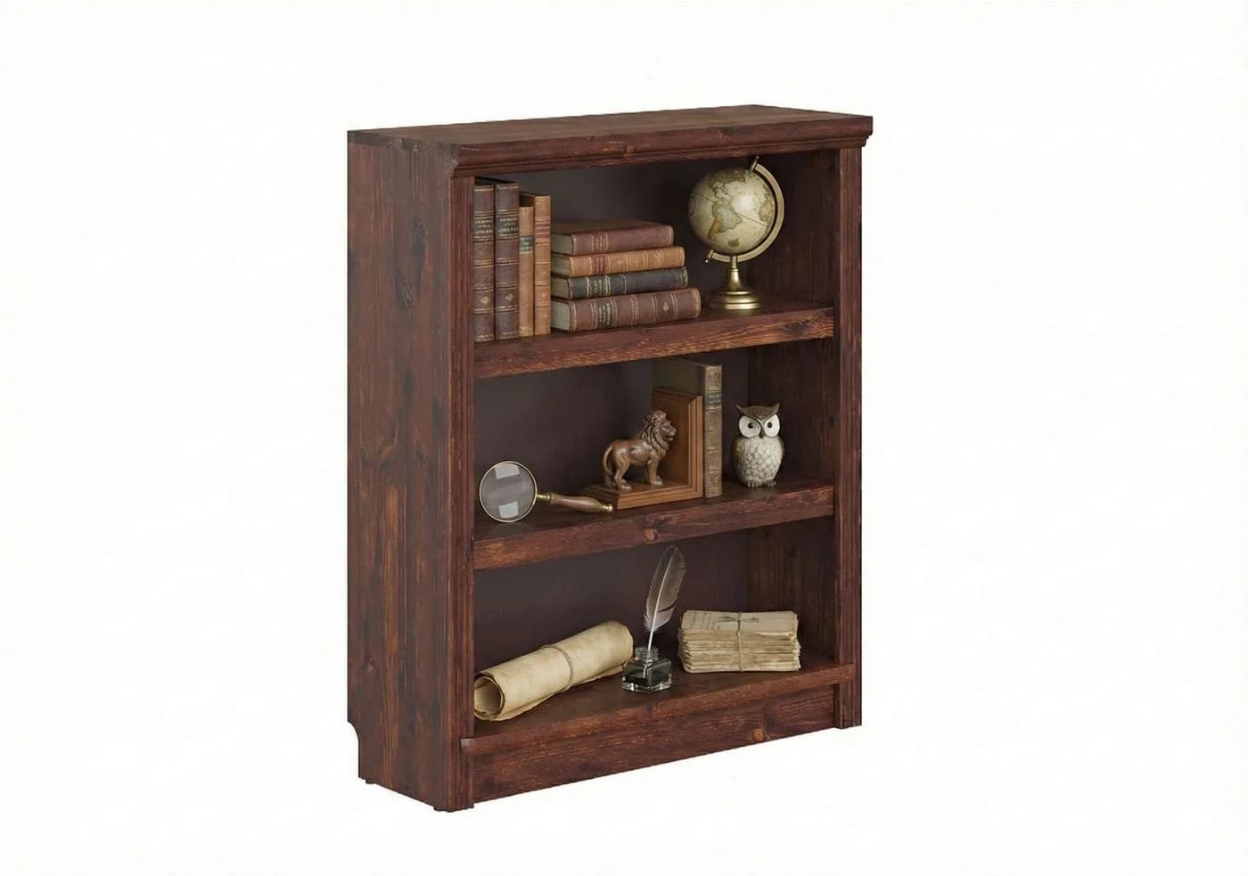 Standregal Bücherregal 80x97x29 cm Massivholz Kiefer FSC-zertifiziert - Bild 5