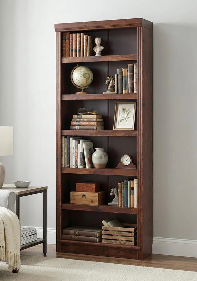 Bücherregal Kiefer massiv 80x29x185 cm OTTO HOME