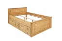 OTTO home Massivholzbett Hugo Landhausstil Kiefer natur geölt mit Bettkasten Bild 4