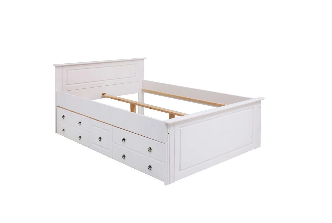 OTTO HOME Hugo Massivholzbett Landhausstil Weiß Gewachst - Bild 5