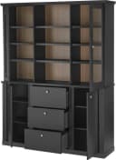 Buffet HOME AFFAIRE "Lincoln" Landhausstil Schwarz Matt Bild 5