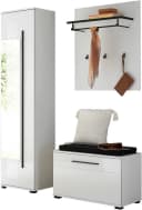 Garderoben-Set HOME AFFAIRE Cantara, weiß, B:140cm H:201cm T:39cm Bild 2