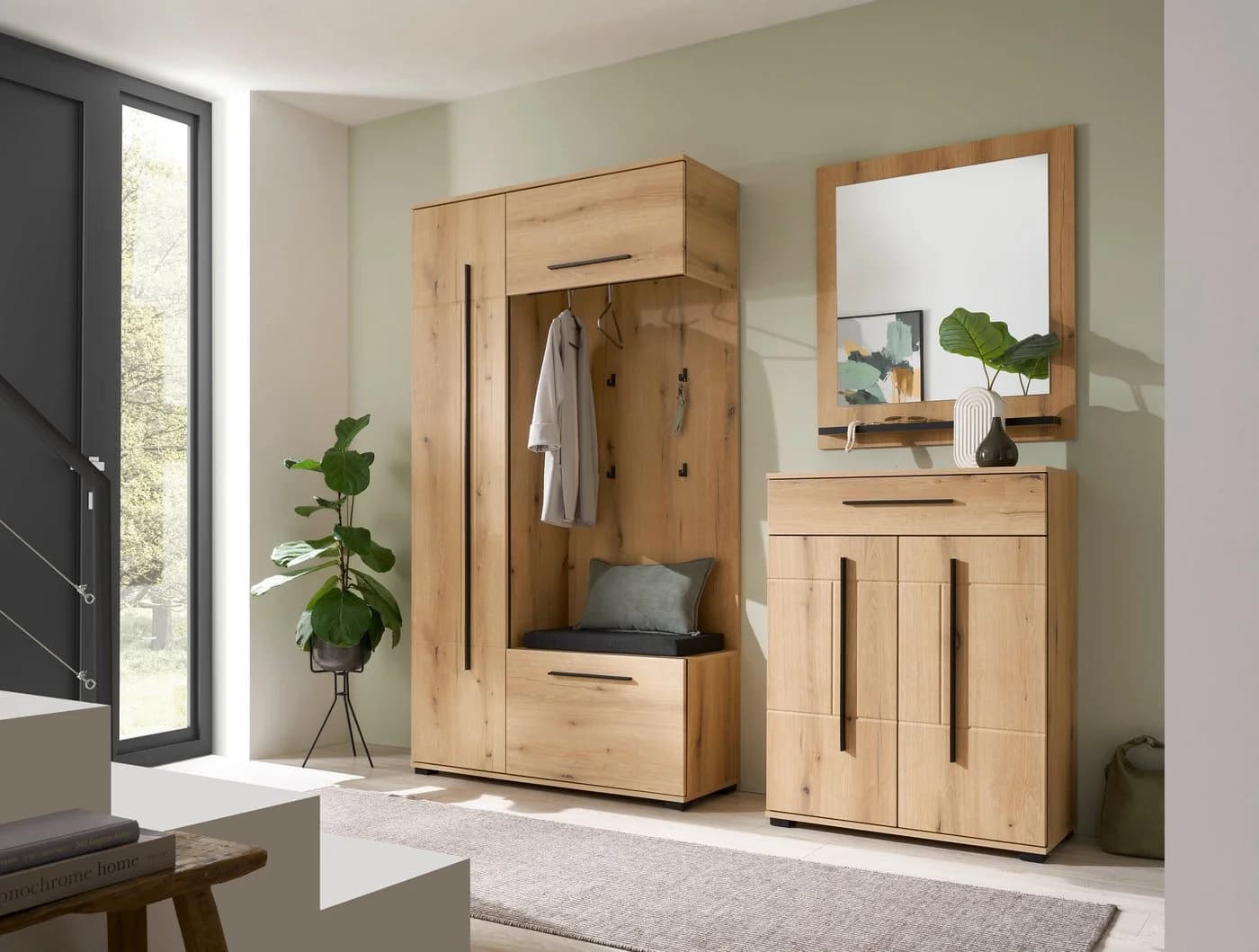 Home Affaire Cantara Kompaktgarderobe Eiche Evoke Modern