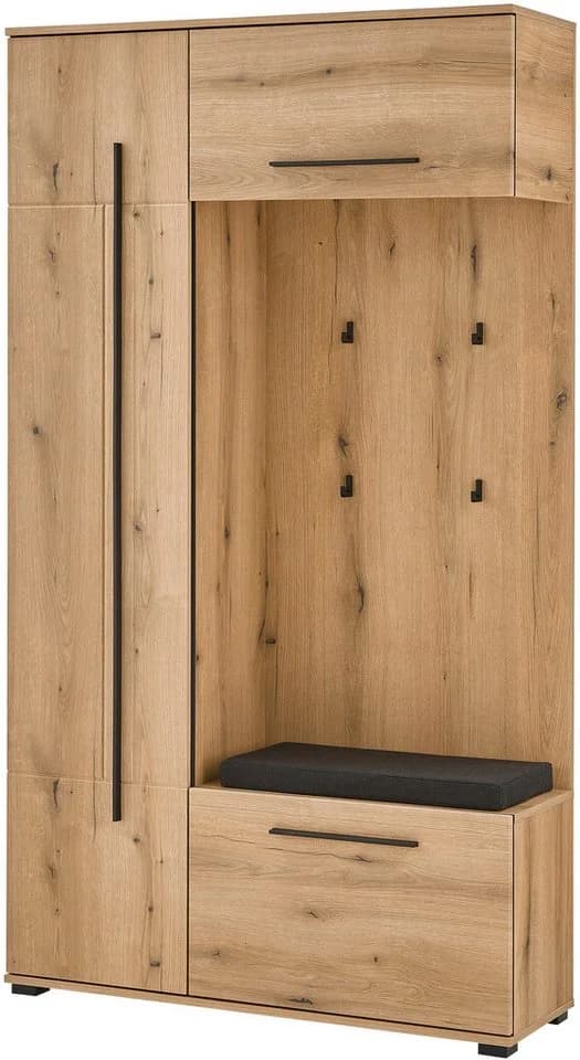 Home Affaire Cantara Kompaktgarderobe Eiche Evoke Modern - Bild 2