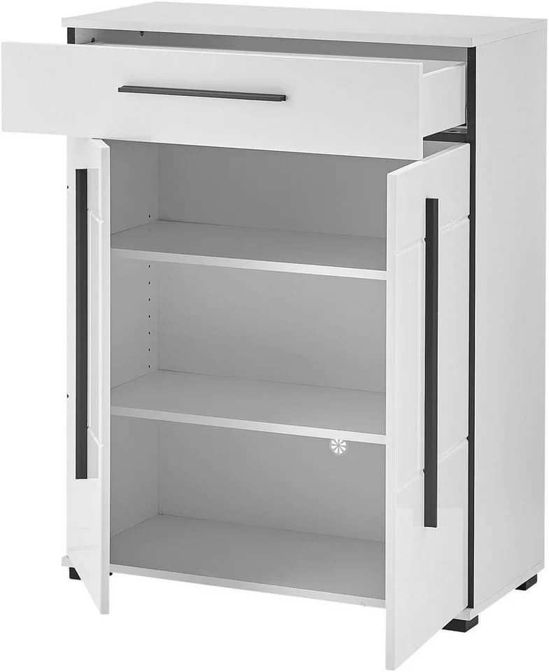 Home Affaire Garderobenschrank Cantara weiß mit 2 Türen - Bild 5