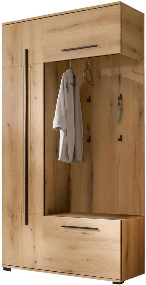 Home Affaire Cantara Kompaktgarderobe Modern Braun - Bild 3