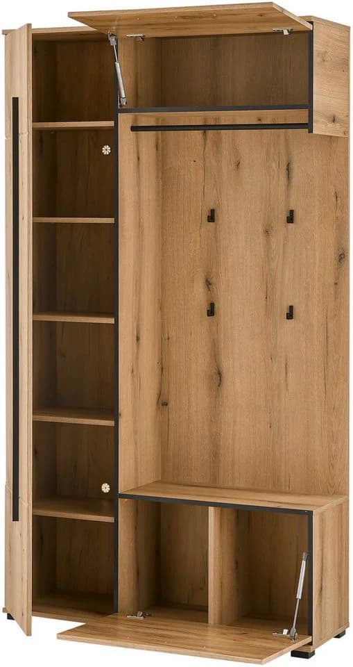 Home Affaire Cantara Kompaktgarderobe Modern Braun - Bild 4