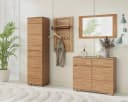 Home affaire Schuhschrank VETRO 7 Fächer Eiche Massivholz Bild 1