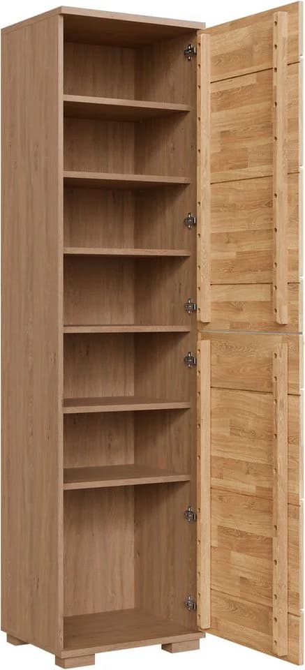 Home affaire Schuhschrank VETRO 7 Fächer Eiche Massivholz - Bild 4