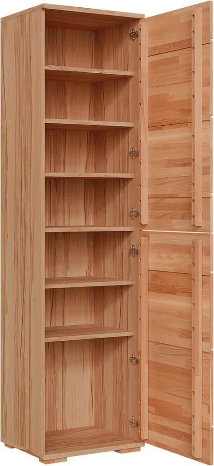 Home affaire Schuhschrank VETRO 7 Fächer Kernbuche Massivholz - Bild 3