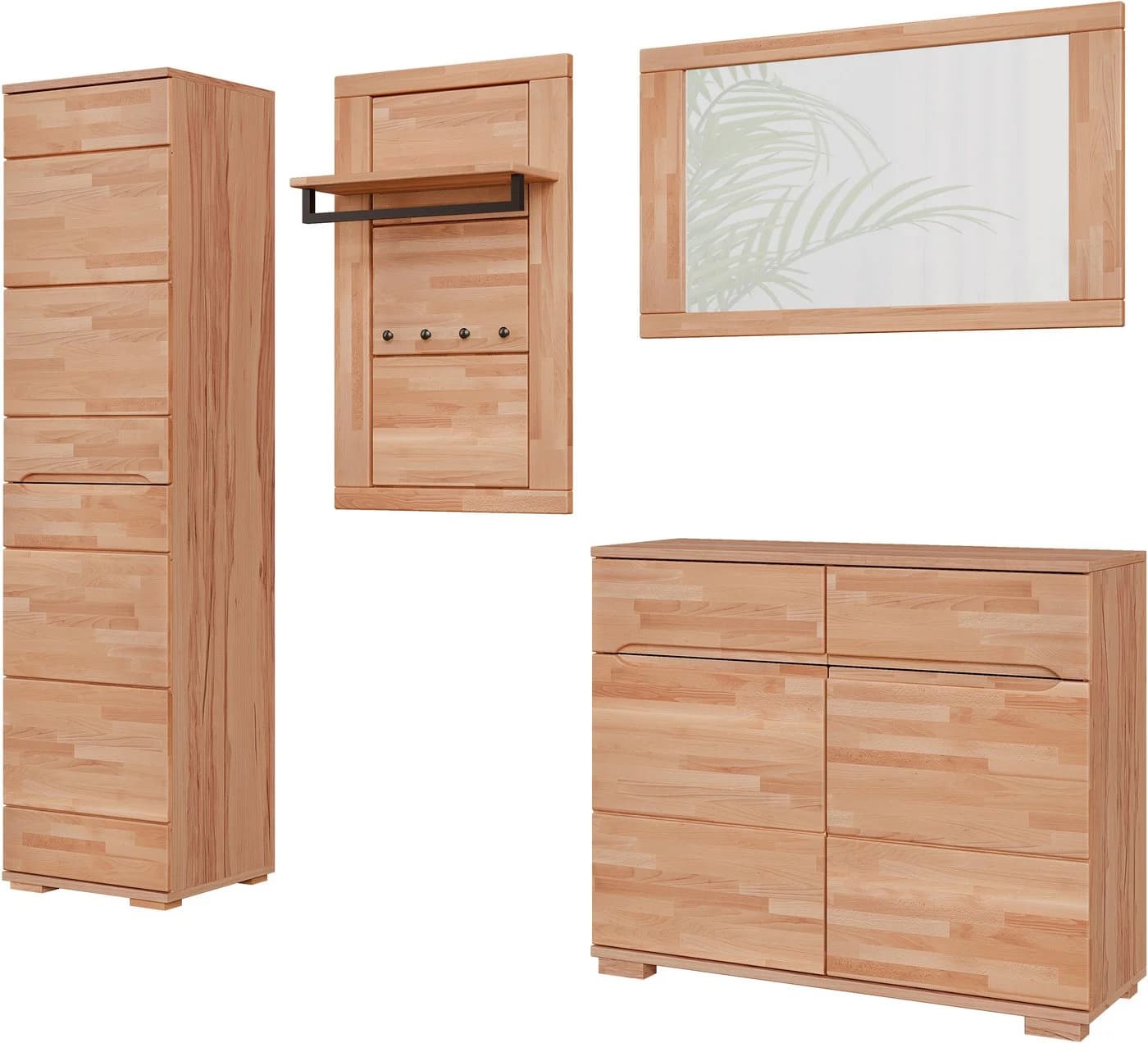 Home affaire Garderobenpaneel VETRO 4 Massivholz 60x96 cm - Bild 4