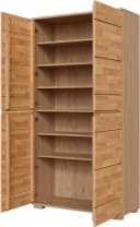 Home affaire Mehrzweckschrank VETRO 7 Fächer Landhausstil Eiche Bild 1