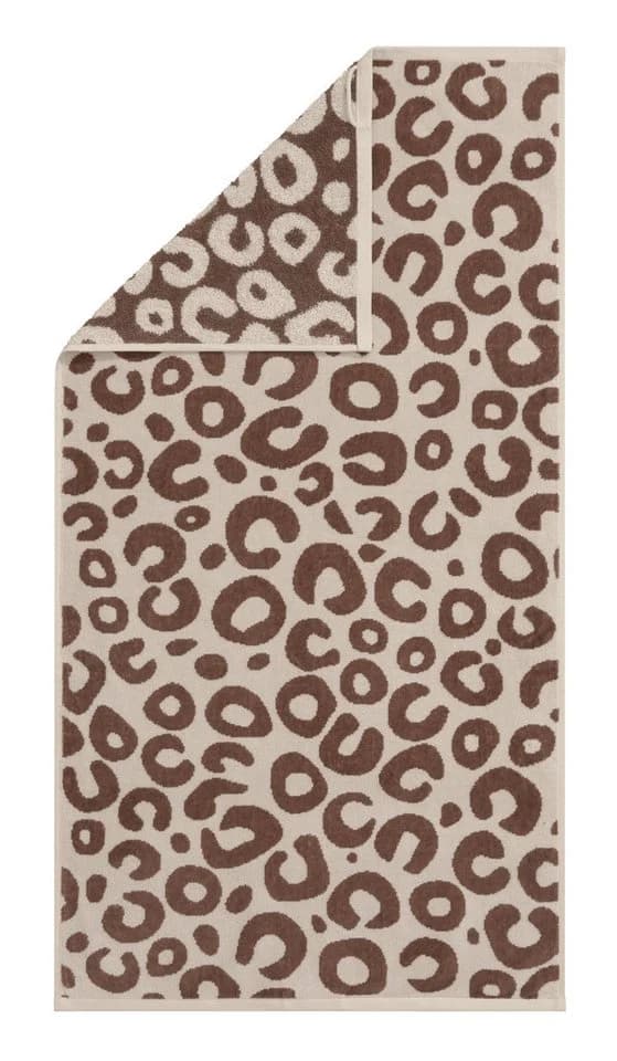 OTTO home Handtuch-Set Anna Leopardenmuster 4-tlg. Braun/Sand Baumwolle - Bild 4