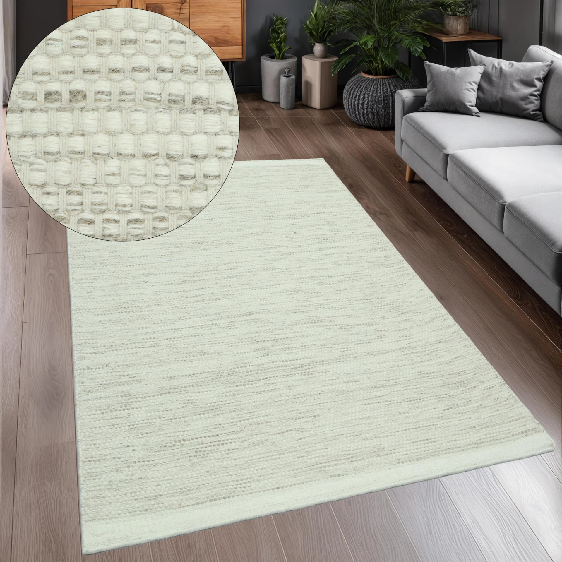 OTTO HOME Teppich Lirra Creme 200x300 cm Handgewebt