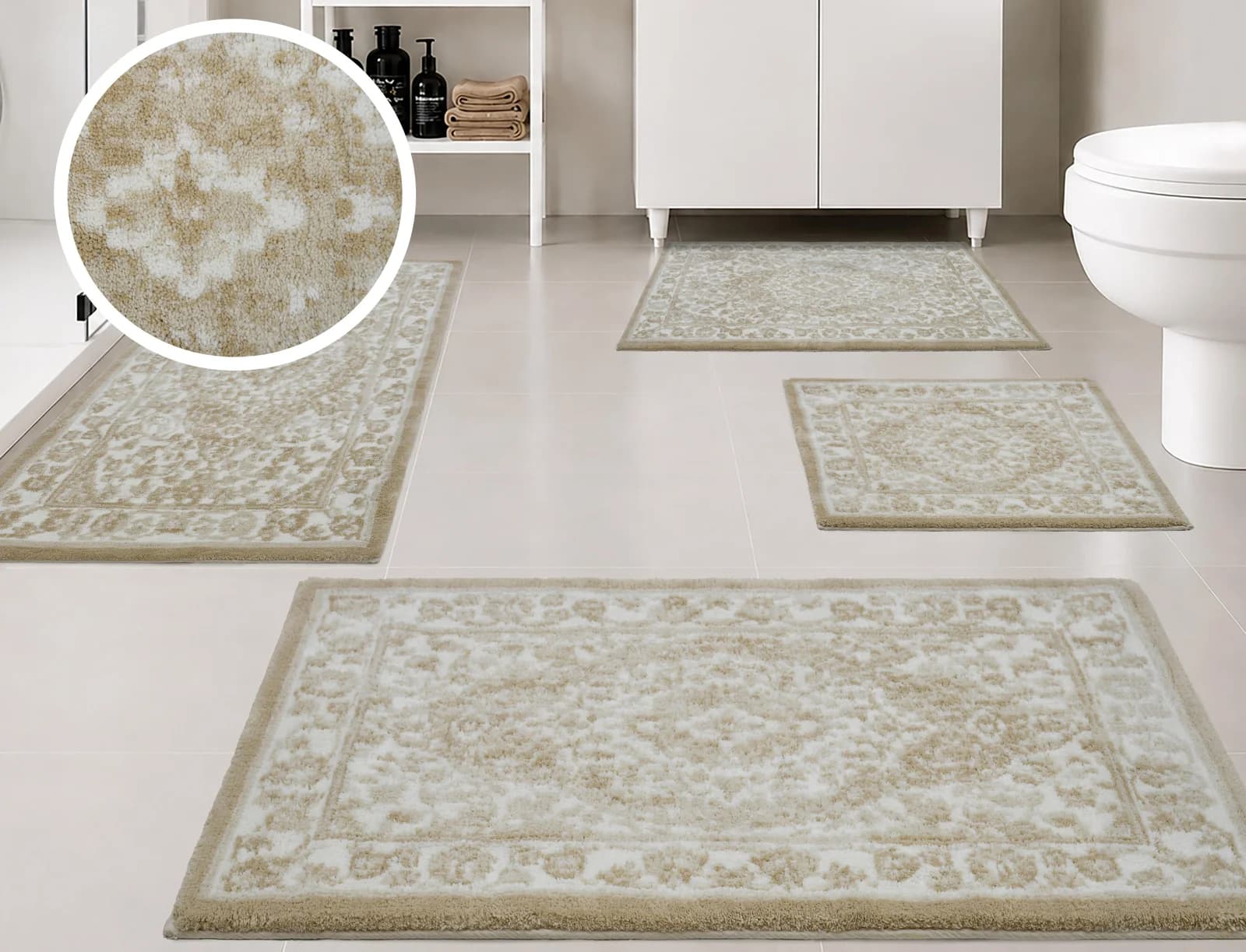 OTTO HOME Badematte Oriental Beige Polyester