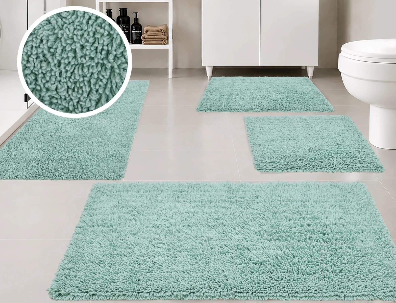 OTTO HOME Badematte Xennia Türkis 100% Baumwolle