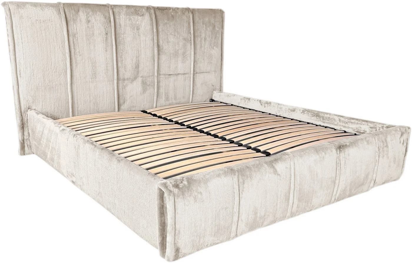 OTTO home Polsterbett EVELLINA 180x200 cm Beige Skandinavisch