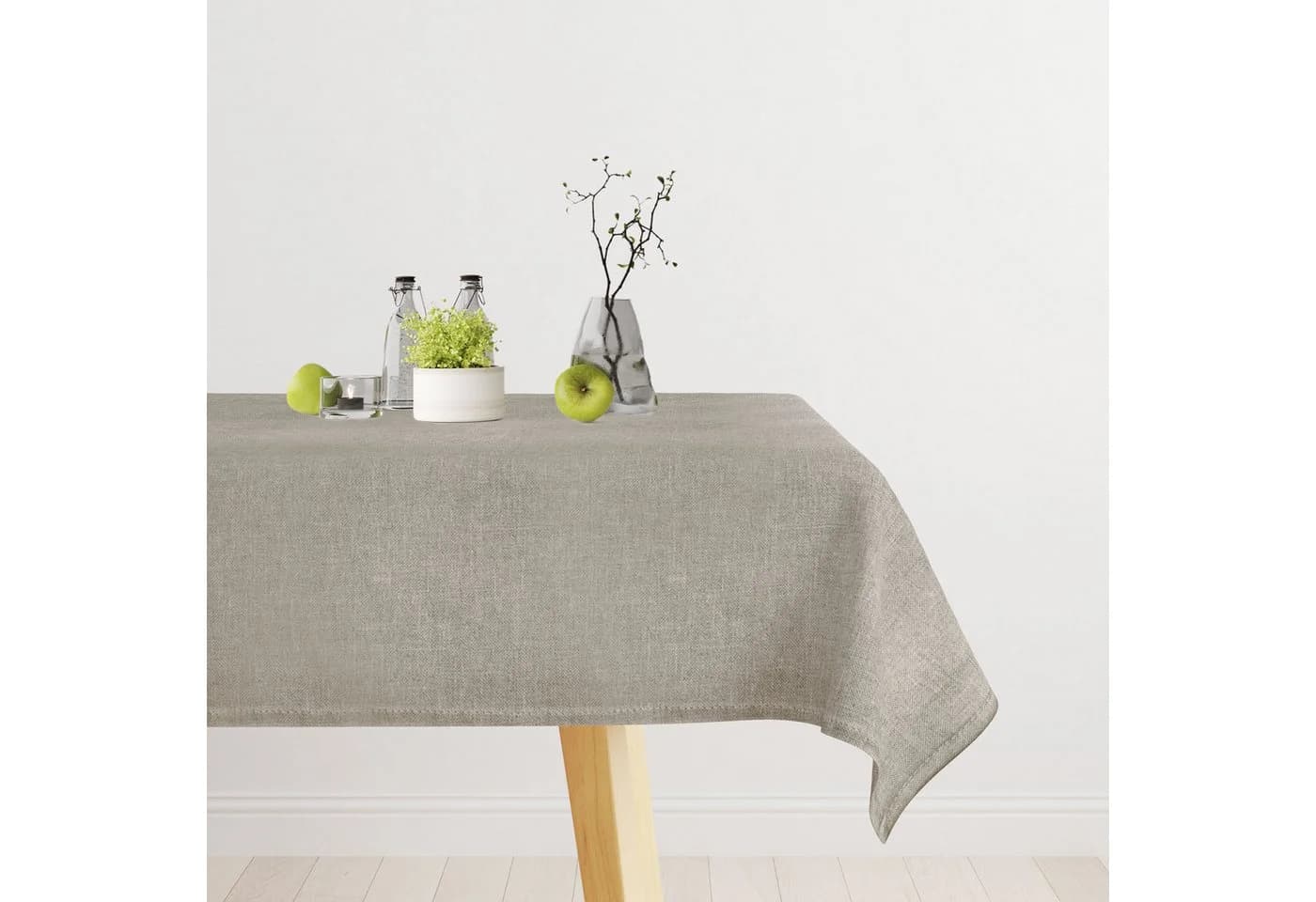 OTTO home Tischdecke Josée wasserabweisend Leinenoptik beige