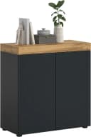 Kommode OTTO HOME MAMBO Schwarz Push-to-Open 2 Türen Bild 2