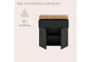 Kommode OTTO HOME Mambo Schwarz Eiche Nachbildung 77cm Bild 4