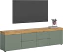OTTO HOME Lowboard MAMBO 200cm 2 Türen 4 Schubkästen Smoke Grün Bild 2