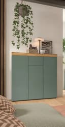 OTTO HOME Highboard MAMBO 105x115 cm Smoke Grün Melamin Bild 1