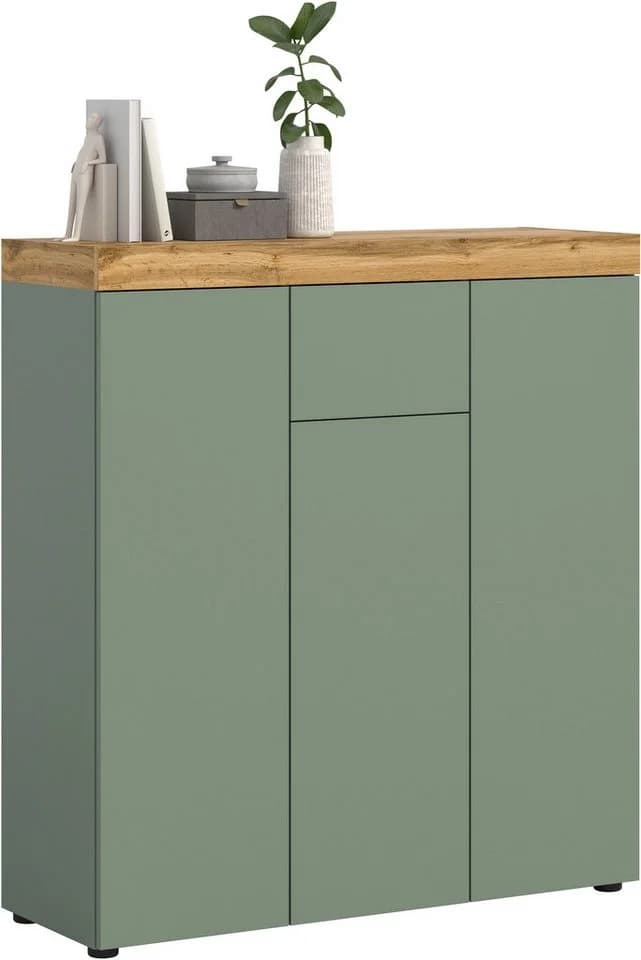 OTTO HOME Highboard MAMBO 105x115 cm Smoke Grün Melamin - Bild 2