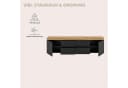 OTTO HOME Lowboard Mambo Schwarz Melamin 200cm Push-2-Open Bild 4