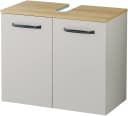 Saphir Waschbeckenunterschrank Quickset 500 2 Türen Schwarz Softclose Bild 2