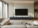 Home affaire Lowboard Vera TV-Schwarz Matt LED 4 Klappen Bild 1