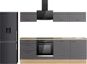 KOCHSTATION Küchenzeile KS-Sion 240 cm OPTIsnap Anthrazit/Eiche Bild 2