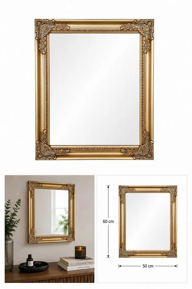 OTTO HOME Wandspiegel King Gold Barock-Antikstil mit Verzierungen - Bild 4