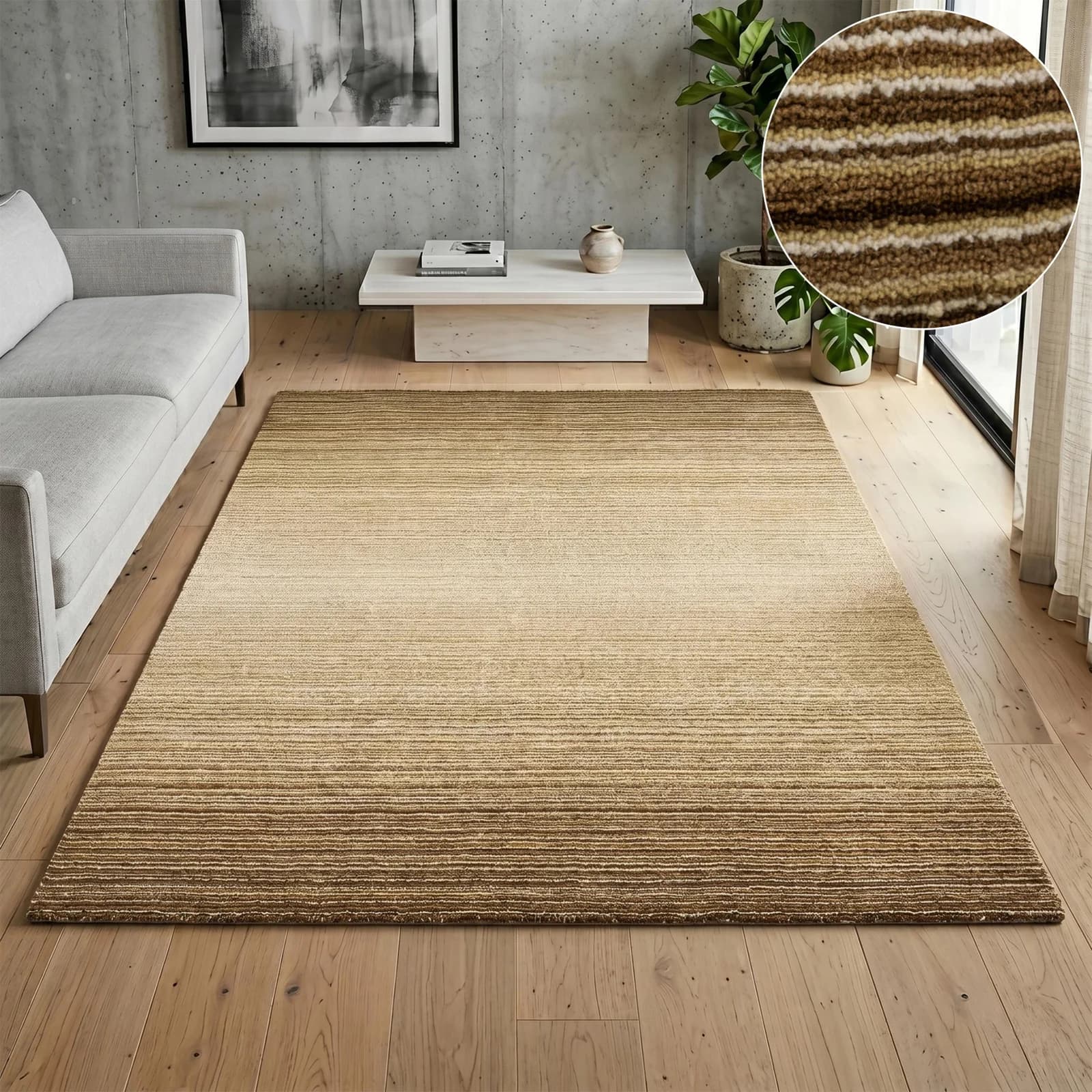 OTTO HOME Wollteppich Tyllan Beige Handgefertigt