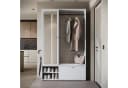 HOME AFFAIRE Garderobe DINO mit Spiegel, Sitzbank, weiß Bild 1