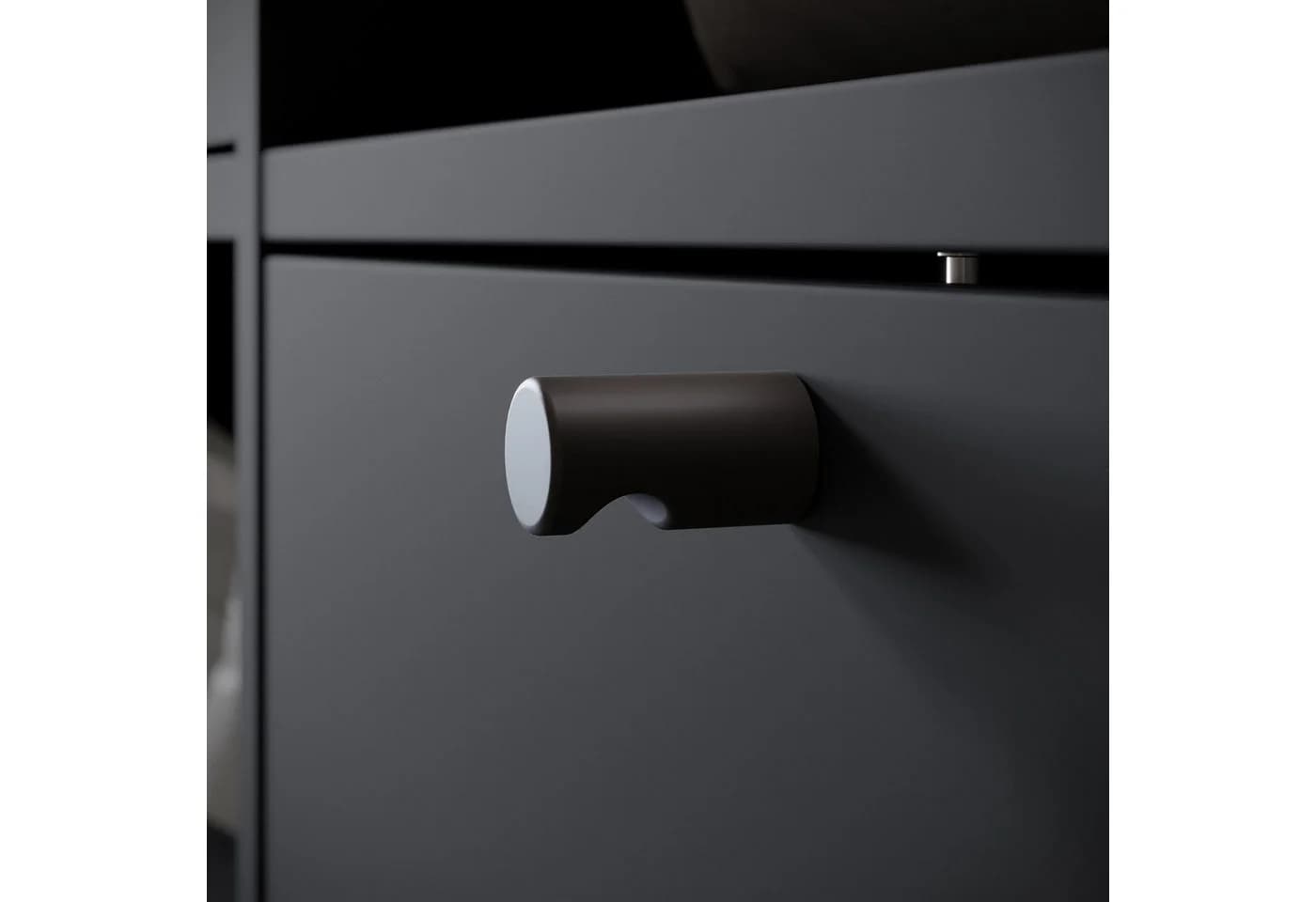 HOME AFFAIRE Schuhschrank Dino 4 Türen Schwarz Matt - Bild 4