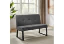 OTTO HOME Bank Geranie grau anthrazit schwarz Metall Polywood Bild 1