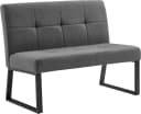 OTTO HOME Bank Geranie grau anthrazit schwarz Metall Polywood Bild 2