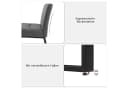 OTTO HOME Bank Geranie grau anthrazit schwarz Metall Polywood Bild 4