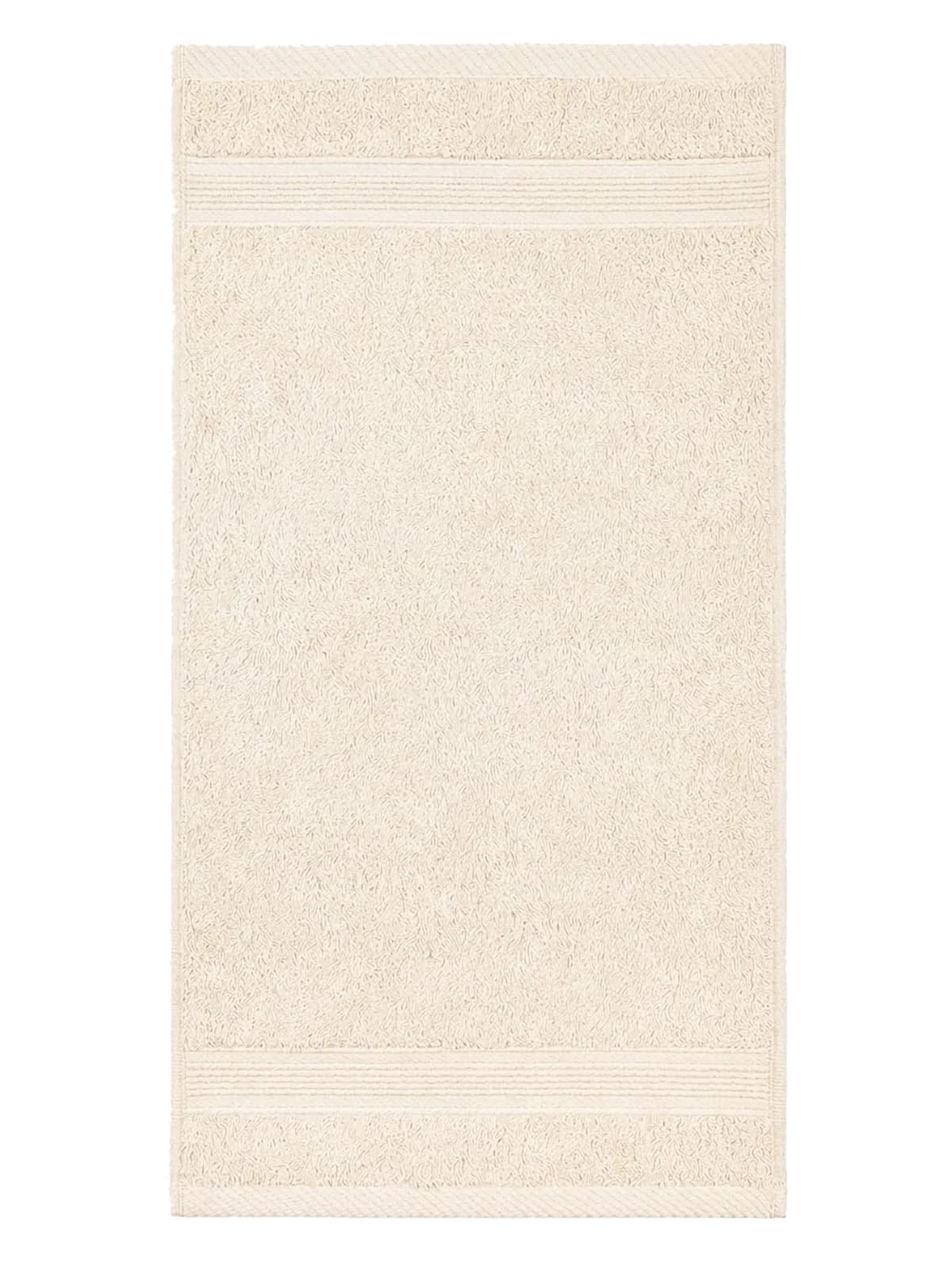 OTTO HOME Finnja Handtuch-Set 14-tlg. Beige/Weiß 100% Baumwolle Frottier