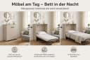 Home affaire Schrankbett Sognum Beige Wandklappbett mit Matratze Bild 3