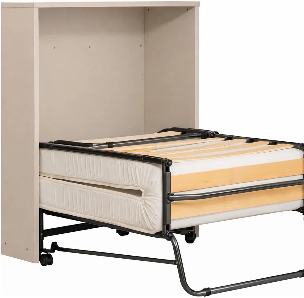 Home affaire Schrankbett Sognum Beige Wandklappbett mit Matratze - Bild 4