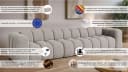 Big-Sofa OTTO HOME XL KALLIE Braun 340 cm Bild 3
