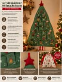 OTTO home Adventskalender Weihnachtsbaum aus Stoff wiederverwendbar grün Bild 4
