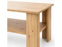 OTTO home Couchtisch CT 2 mit Ablage weiß Hochglanz oder Artisan-Dekor Bild 5