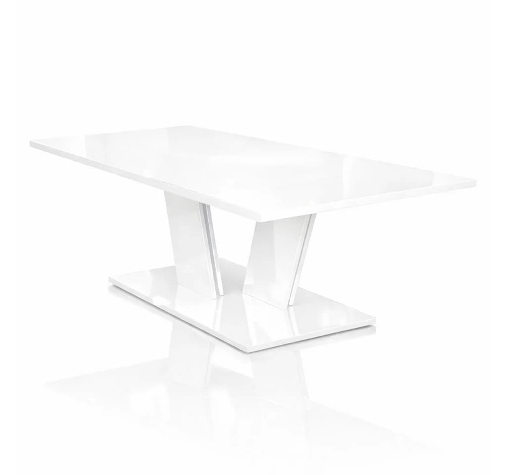 OTTO HOME Esstisch Monza Weiß Hochglanz 160x90x75 cm - Bild 2