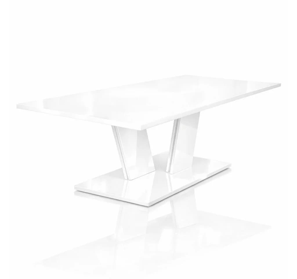 OTTO HOME Esstisch Monza Weiß Hochglanz 160x90x75 cm - Bild 5