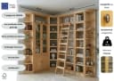 OTTO home Bibliothek Soeren 7-tlg. Set Massivholz Kiefer Landhausstil Bild 1