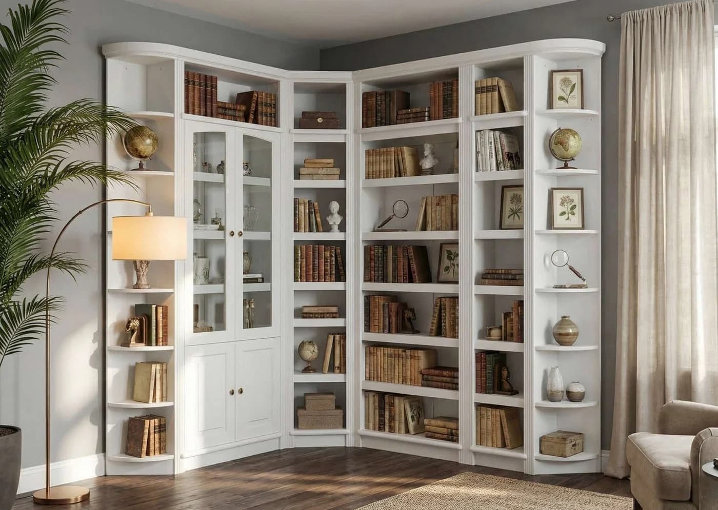 OTTO home Bibliothek Soeren 7-tlg. Set Massivkiefer Weiß - Bild 2