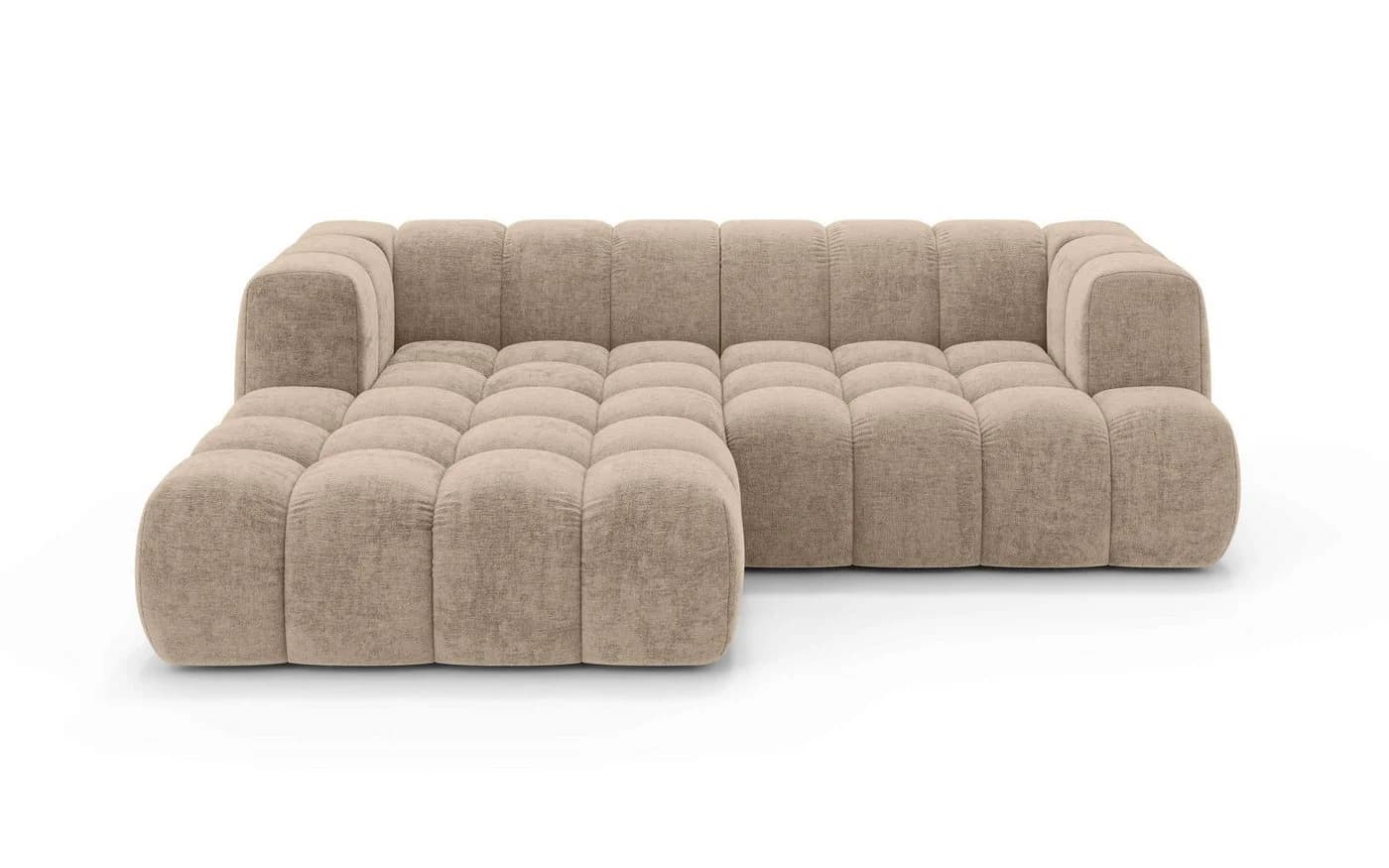 Ecksofa HOMSY BY ANA JOHNSON XL BOUBELLE dunkelbeige