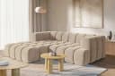 Ecksofa HOMSY BY ANA JOHNSON XL BOUBELLE dunkelbeige Bild 2